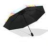 1pc Moon, Starry Sky Automatic Open/Close Umbrella - Portable Collapsible Umbrella with 8-Rib Stability, Fashion Lovers yy251017105
