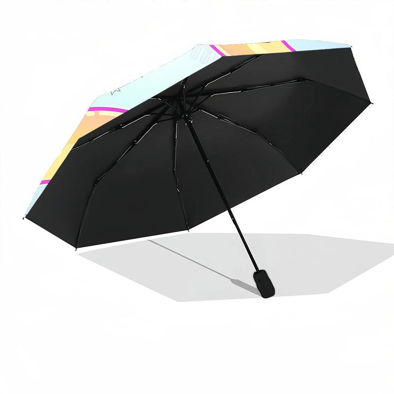 1pc Moon, Starry Sky Automatic Open/Close Umbrella - Portable Collapsible Umbrella with 8-Rib Stability, Fashion Lovers yy251017105