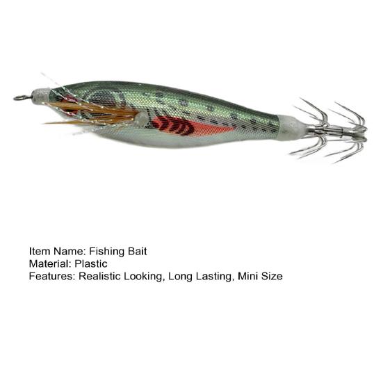 Appât de Pêche Crevette Lumineuse Leurre Dur avec Hameçon Aigu Aspect Réaliste Couleur Vive Mini Taille Accessoire Leurre de Pêche