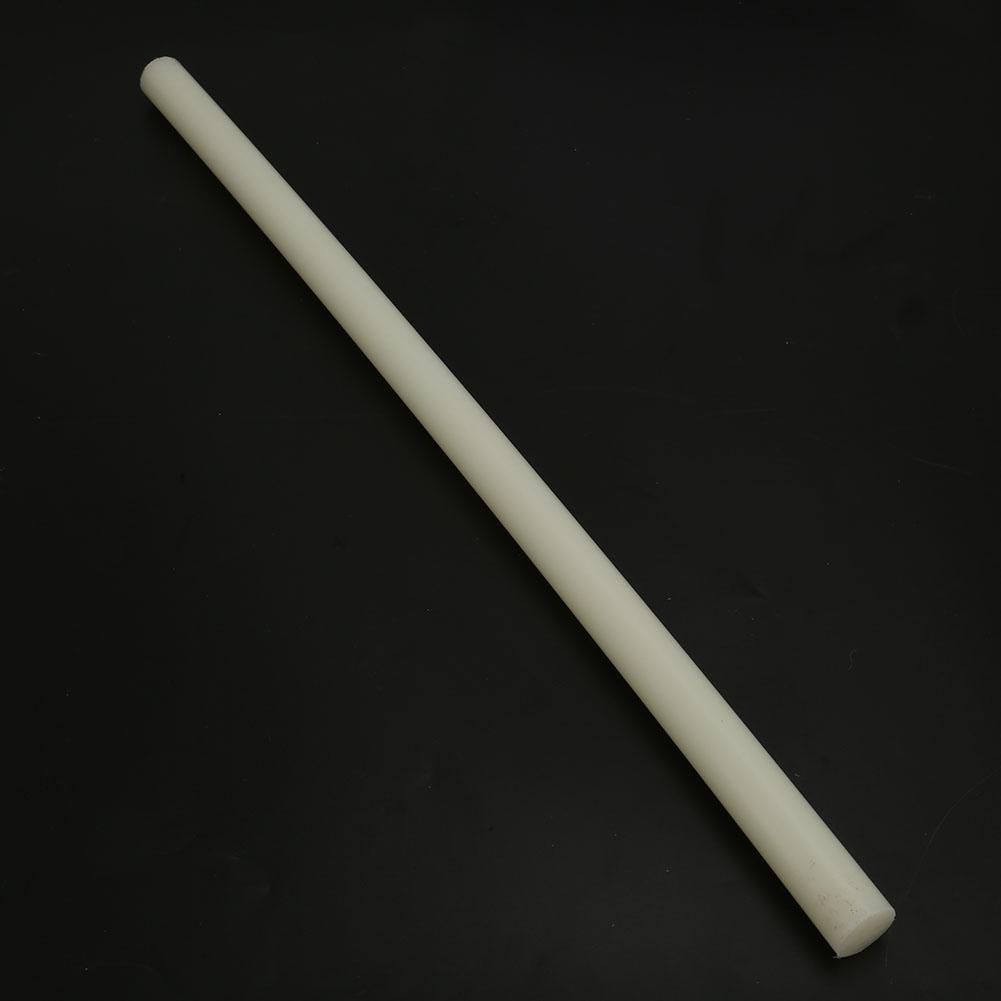 High Quality Plastic Round Nylon Rod White Bar 20Celsius35mm Diameter 500mm Length (20*500mm)