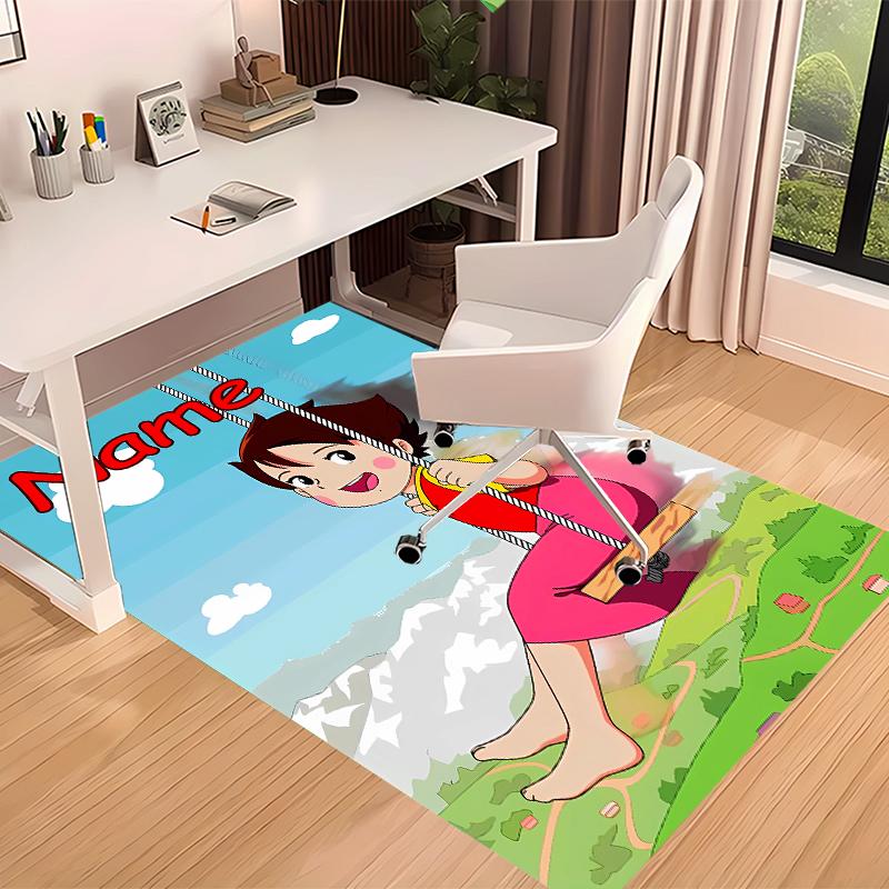 Custom Personalization Heidi Print Area Rug - Soft, Washable Non-Slip Indoor Mat,Living Room,Home&Office Decorative Rug