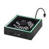 Kjølevifte for XB-serien X med RGB-lyslist, justerbar konsollkjøler i 3 nivåer, 1600/1800/2000 o/min med USB-port