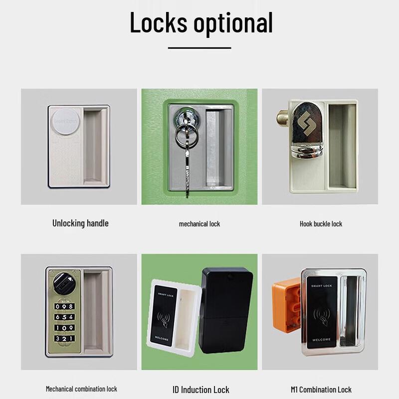 Shiyi ABS Plastic Waterproof Single Door Locker