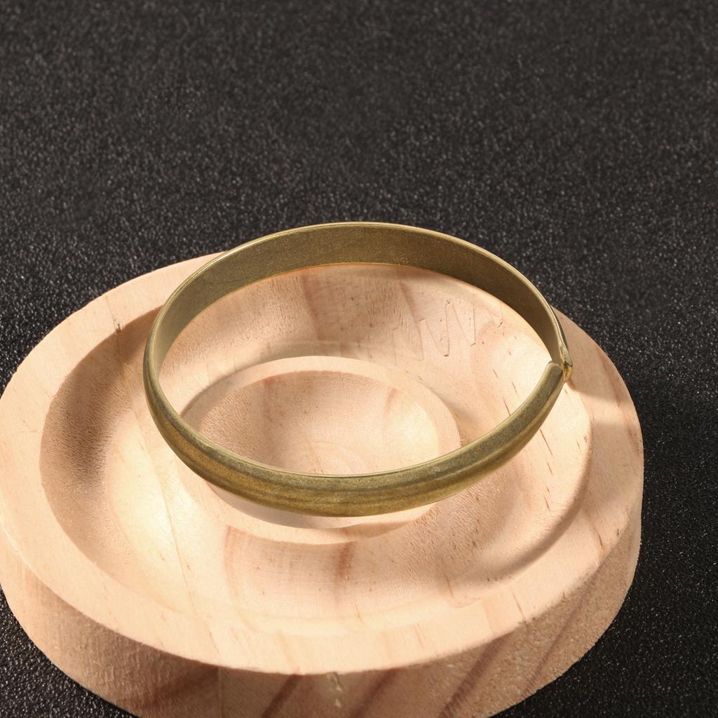 Vintage Yellow Imperial Bangle Open Cuff Bracelet for Women Antique Oxidized Jewelry Gift Collection