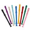 8-Hole Flute Set Vertical Flute Beginners Professional Practice Recorders Abs Flute With Cleaning Rod Orff Woodwinds Instruments