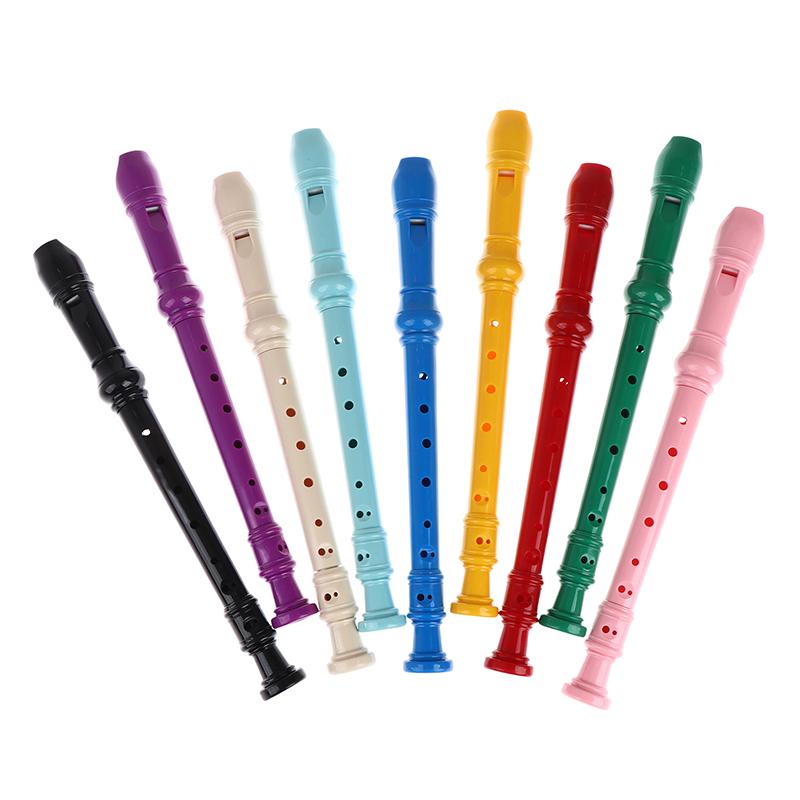8-Hole Flute Set Vertical Flute Beginners Professional Practice Recorders Abs Flute With Cleaning Rod Orff Woodwinds Instruments