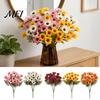 Lifelike Artificial Flowers for Home Decor Daisy Flowers, Realistic Plastic Floral Arrangements, Reusable Faux Flower Bouquet, Arrangements