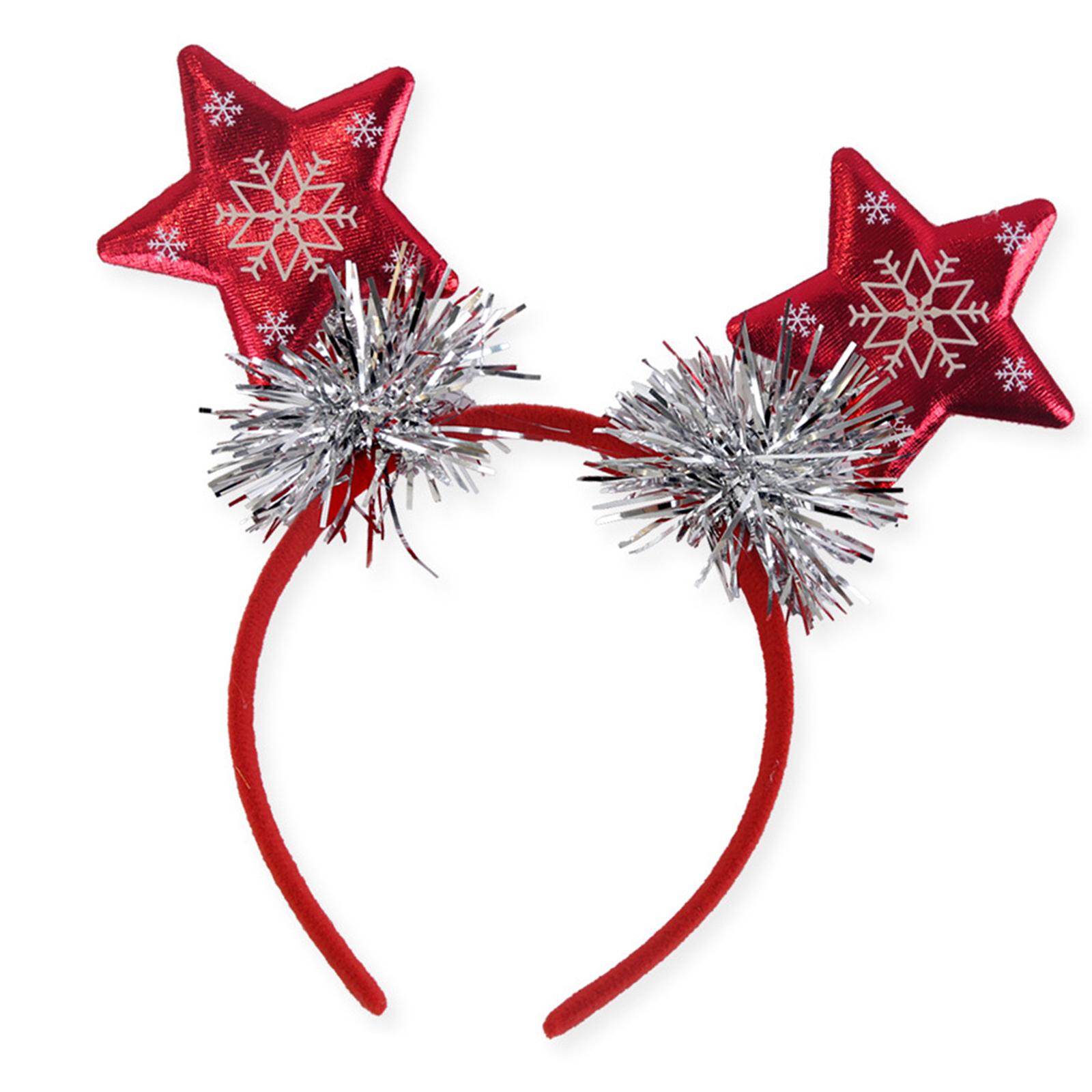 

Festival Star/Tree Christmas Hairband for Holiday Celebration Hair Styling Accessory For Adult Children Event HomeDecors E