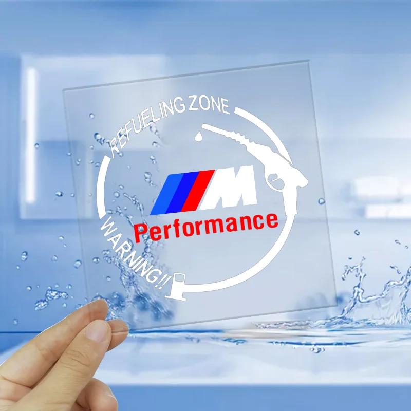 Car Badge Vinyl Reflective Fuel Tank Cap Stickers Decal Accessories For BMW M M3 M4 M5 M54 M57 M50 X1 X5 X3 X7 X6 F10 F20 F22