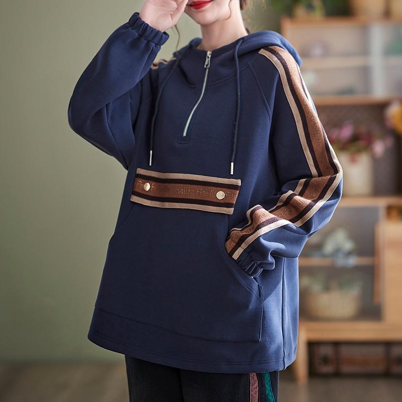 

Хлопковые винтажные худи оверсайз, повседневные свободные женские пуловеры, толстовки, топы на весну-осень XXL