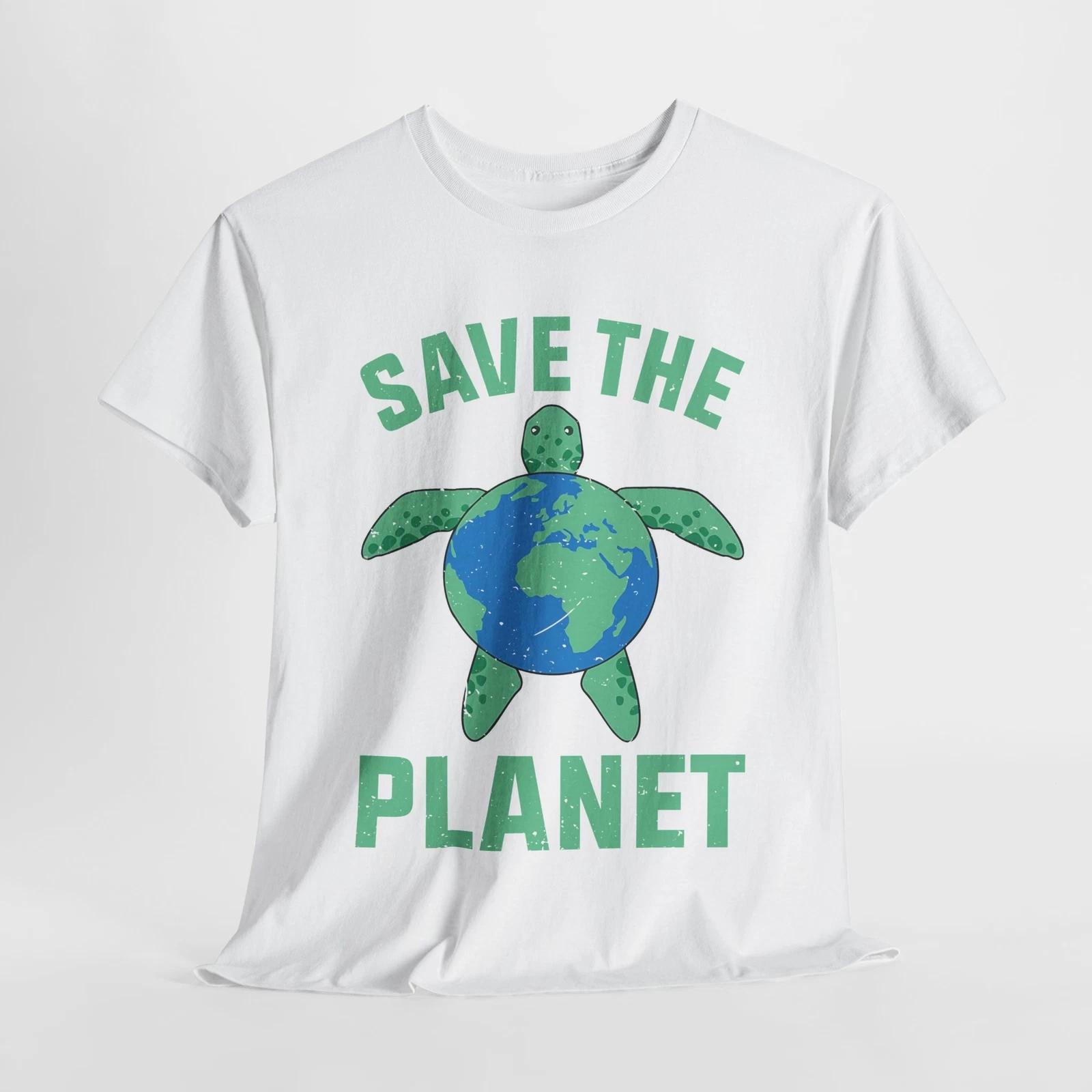 Nature Lover T-Shirt | Cute & Trendy Turtle-Themed Tee | save the planet shirt 2XL