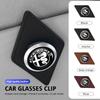 Leather Car Eyeglass Holder Glasses Storage Clip Accessories For Giulietta GT 159 147 156 Mito Brera Giulia Spider F1