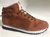 Men's Winter Snow Boots Lace-Up Suede Ankle Boots Flat Vulcanized Shoes Warm Outdoor Sneakers