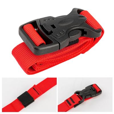 2Pcs Outdoor Nylons Buckle Strap Luggages Cargo Strap Cable Tie Adjustable Webbings Strap with Quickly Release Buckle