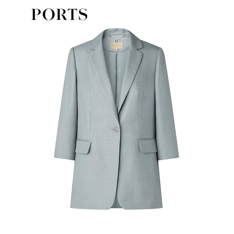 PORTS Women's Slim-Fit Seven-Sleeve Blazer