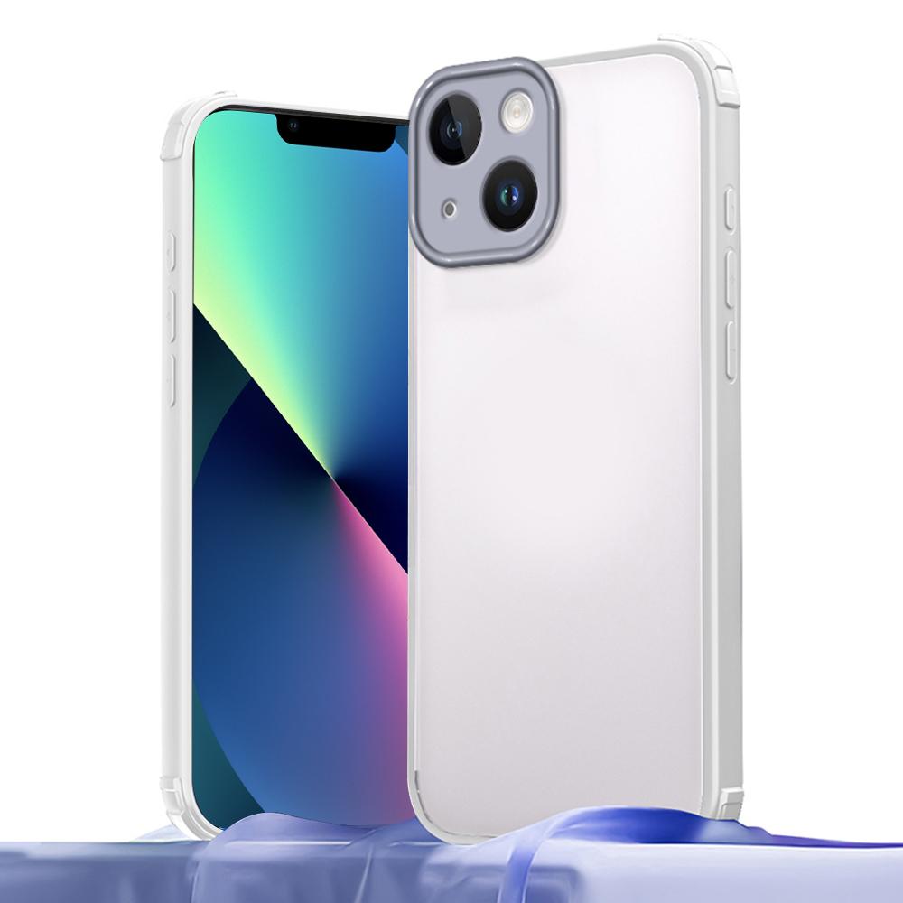 For iPhone 13 Case Reinforced Corner Shockproof TPU + Acrylic Phone Cover