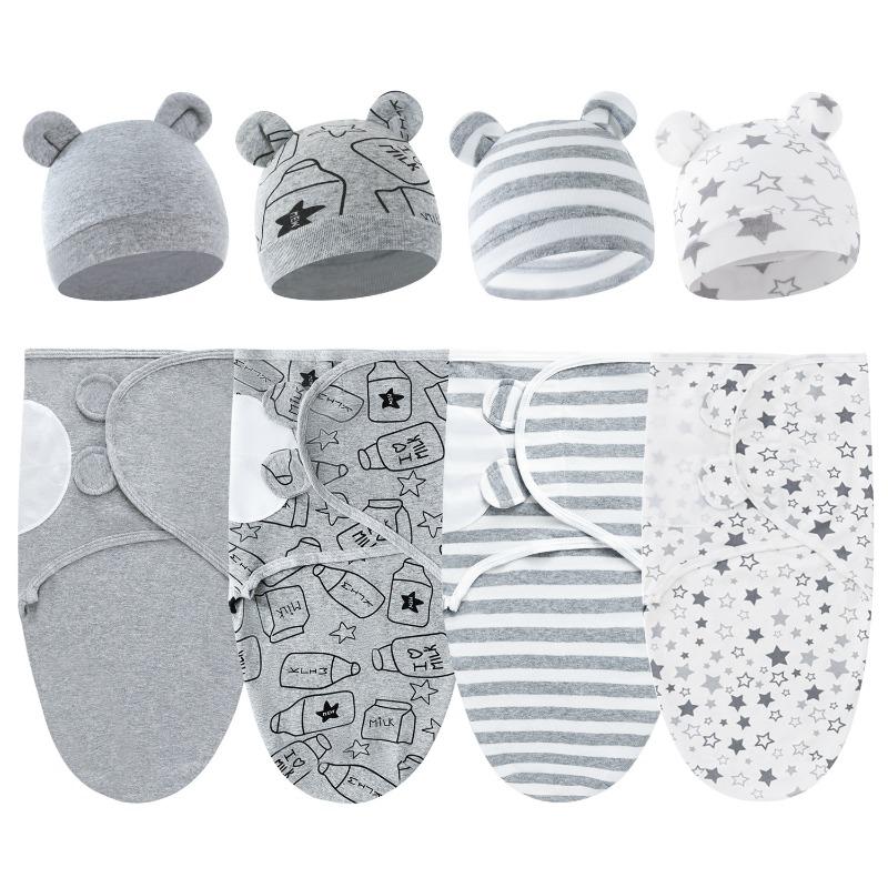 Baby Swaddle Wrap Weiche Kokon Baby Decken Neugeborene Wickelpackung Warme Baumwollbaby Bettwäsche Decke