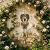 Angel Wings Metal Bell Chime Bohemian Style Vintage Wind Chime Door Hanging Outdoor Hanging