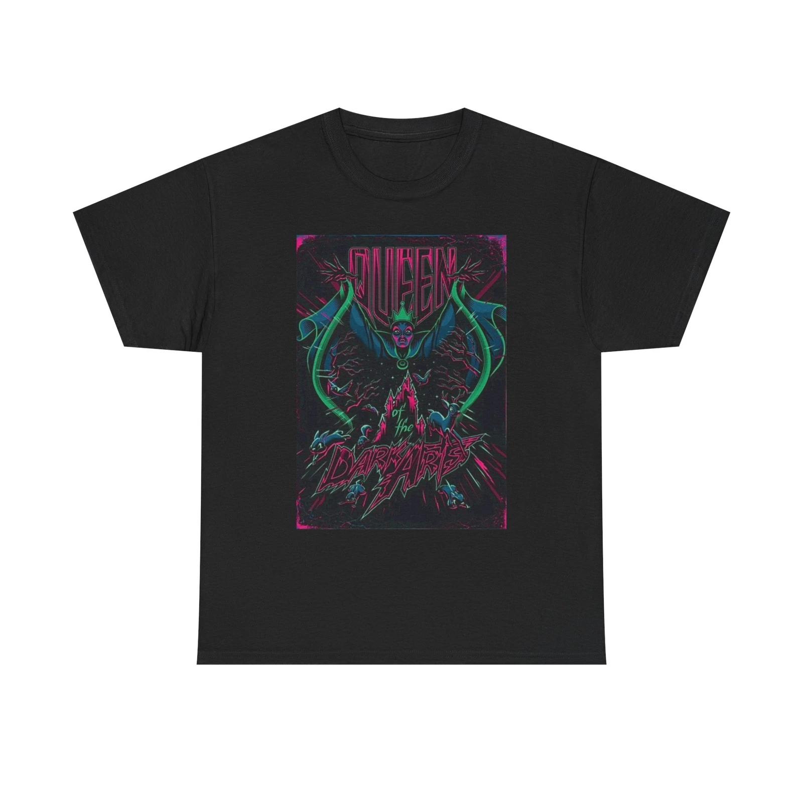 Men s and Women s T-shirts Queen Of The Dark Arts Graphic M