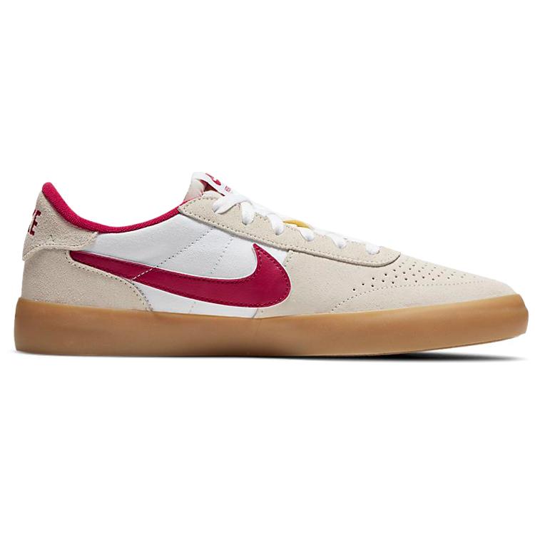 New Nike Heritage Vulc Sb 'Summit White Cardinal Red' CD5010-100