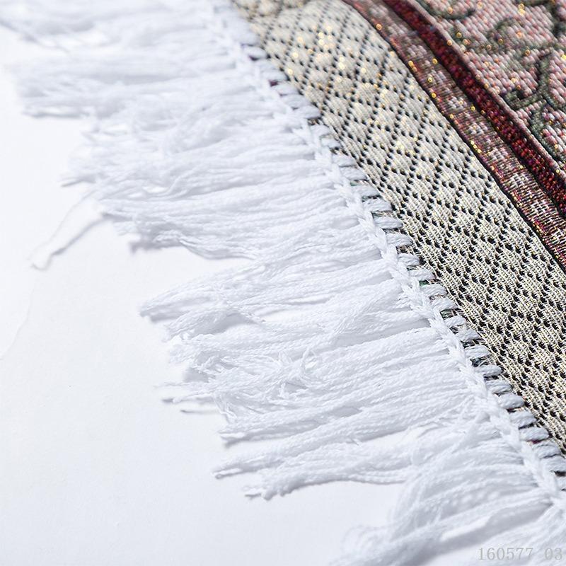 Muslim Prayer Rug Travel Mat Home Rectangle Praying Carpet Ramadan Gift