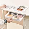 Plastic Under Desk Drawer Invisible Stationery Organizer Multifunctional Hidden Storage Box  School