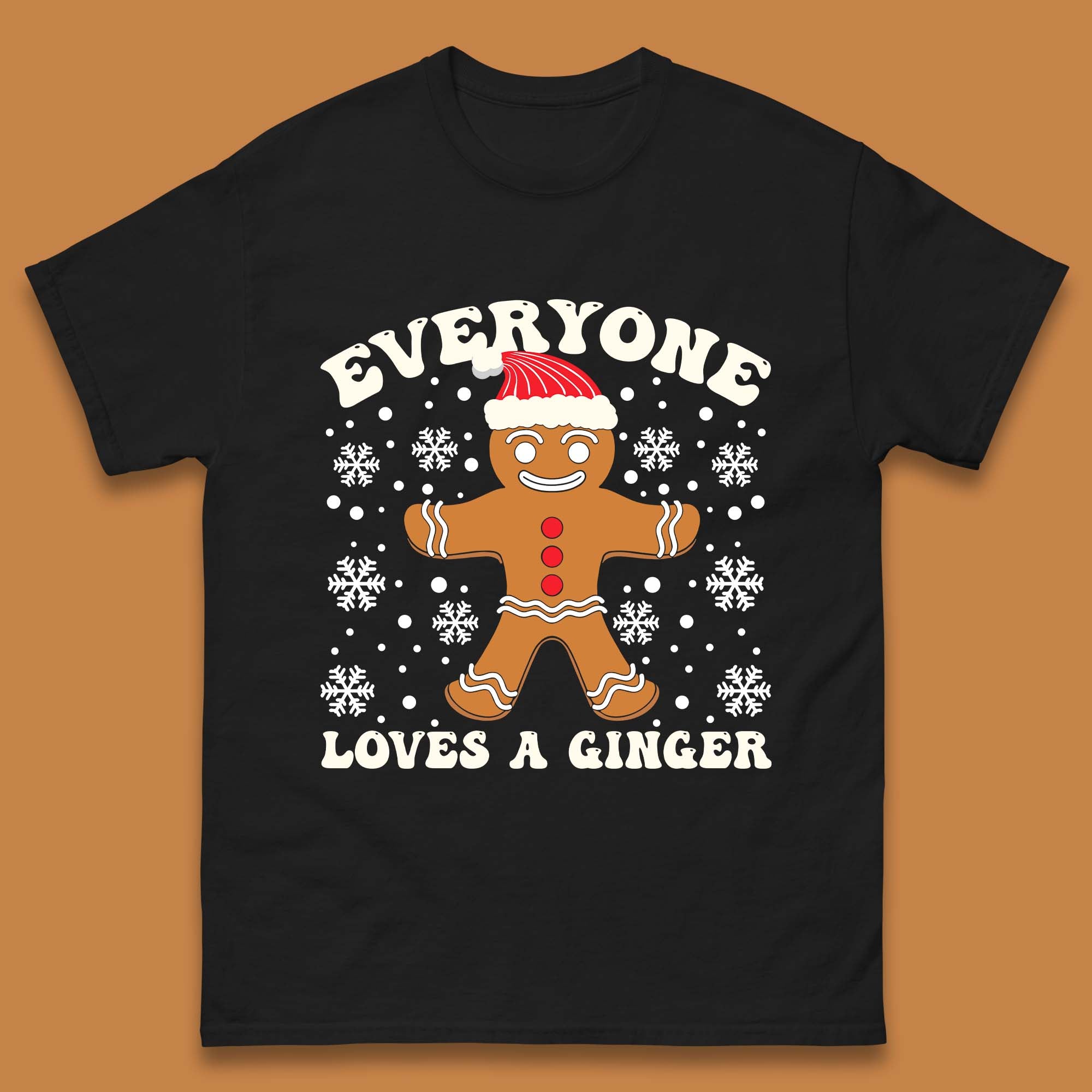 Gingerbread Christmas Mens T-Shirt Womens Tops Tees 2XL