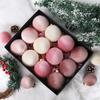 Hanging Decorative Balls Christmas Ball Ornaments Holiday Home Decor Complete Decorative Set Elegant Christmas Decor