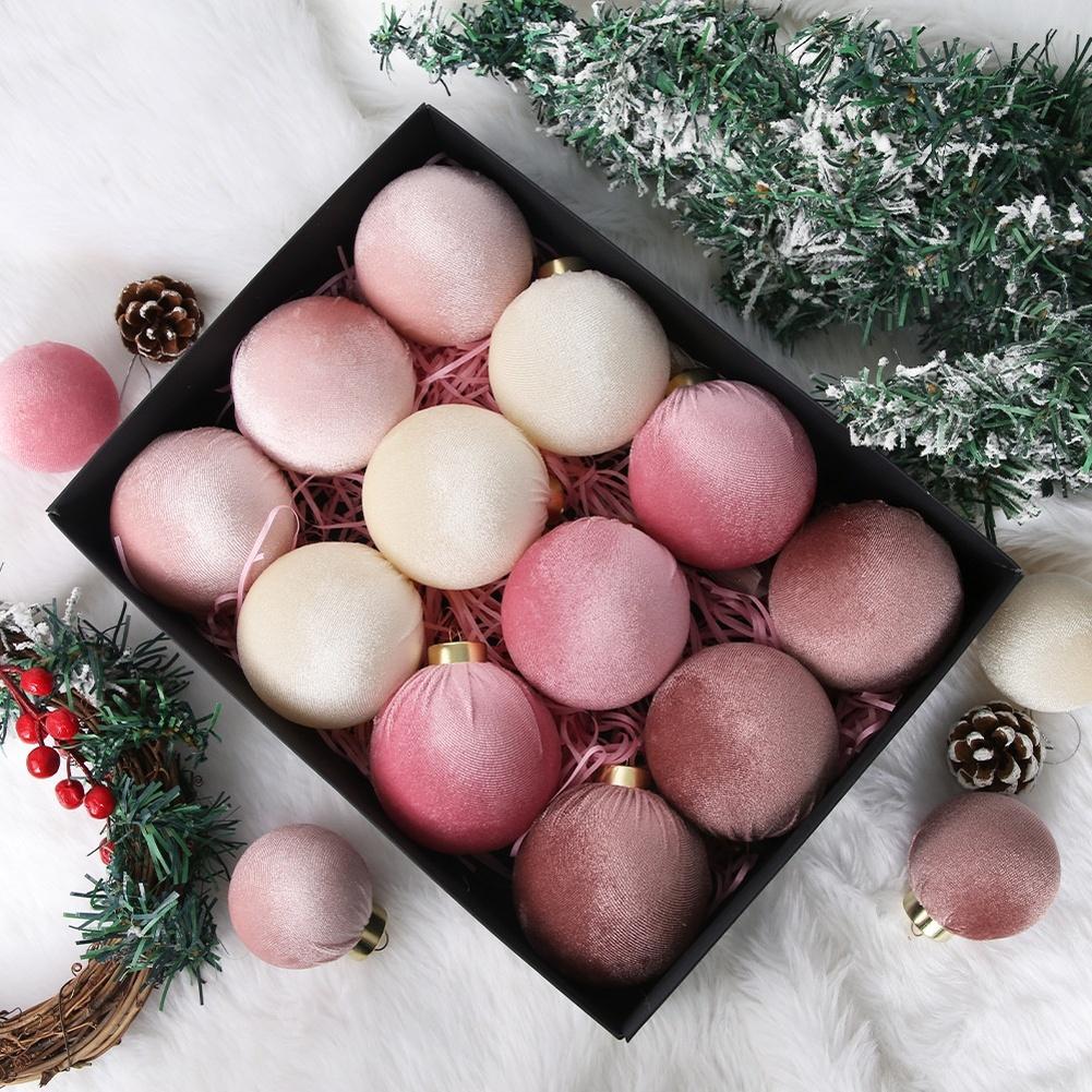Hanging Decorative Balls Christmas Ball Ornaments Holiday Home Decor Complete Decorative Set Elegant Christmas Decor