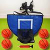 Sammenleggbart Trampoline Basketballkurvsett Multifunksjonelt Basketballkastspill Sportsspill