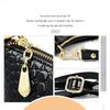 Crocodile pattern glossy underarm bag women's shoulder messenger bag