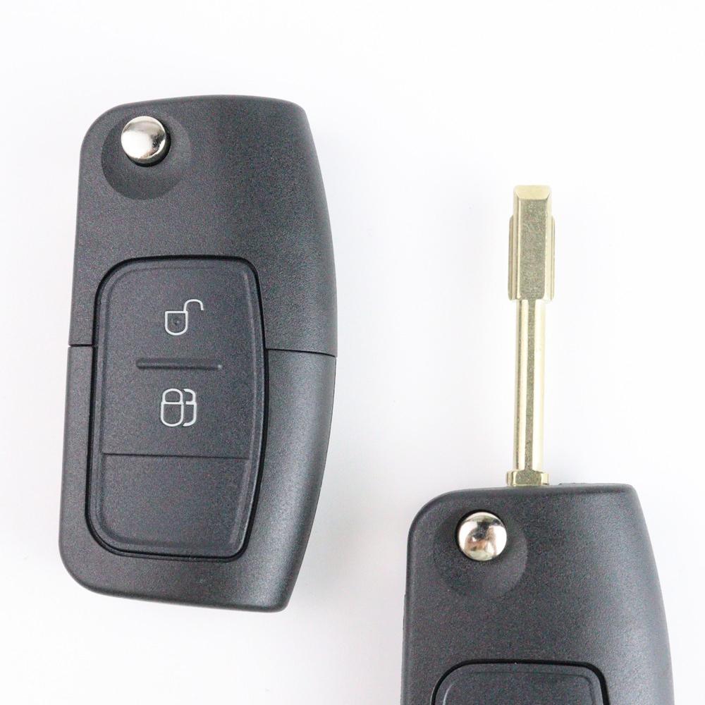2/3 Buttons Car Key Fob Case Shell Housing For Ford Focus 2 3 Mk2 Fiesta Mondeo Galaxy Falcon Territory Ecosport C-Max