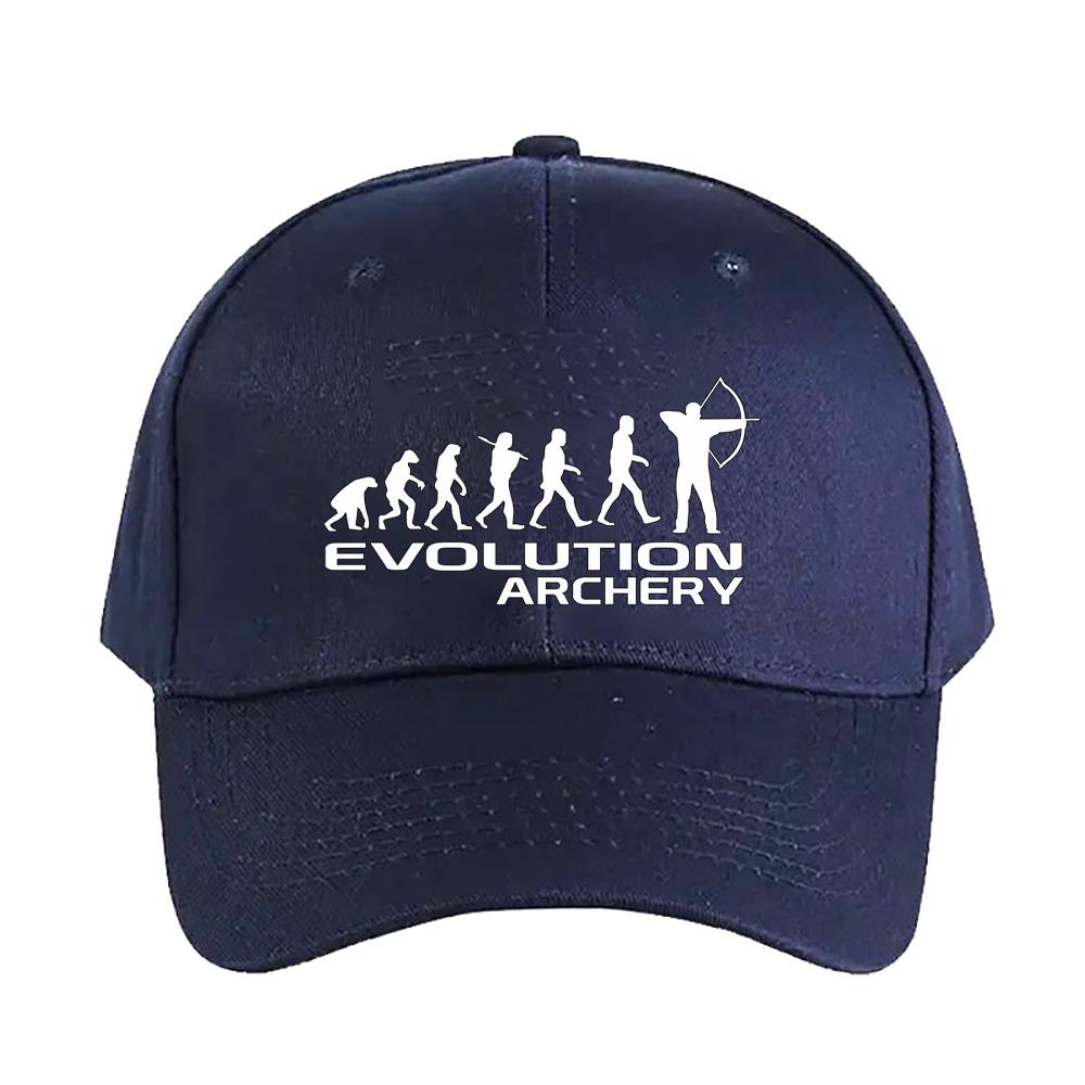 Evolution Of Archery funny Cap Summer Woman Man Baseball Cap Adjustable with Curved Brim Duckbill Cap Protection Sun Hats