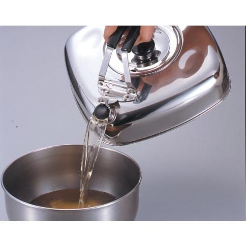 Sugiyama Metals 2.5L Stainless Steel Kettle, Induction and Gas Compatible, Stores Directly In the Refrigerator, Perfect for Barley Tea, Compact, Stack