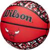 Wilson NBA Team Graffiti Chicago Bulls Basketball Outdoor Size 7 Diameter 24.5cm