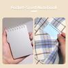Pocket Size Notebook 128 Pages Soft Coil Binding Notebook Lined/Dotted/Gridded/Unruled for Daily Writing Note Taking