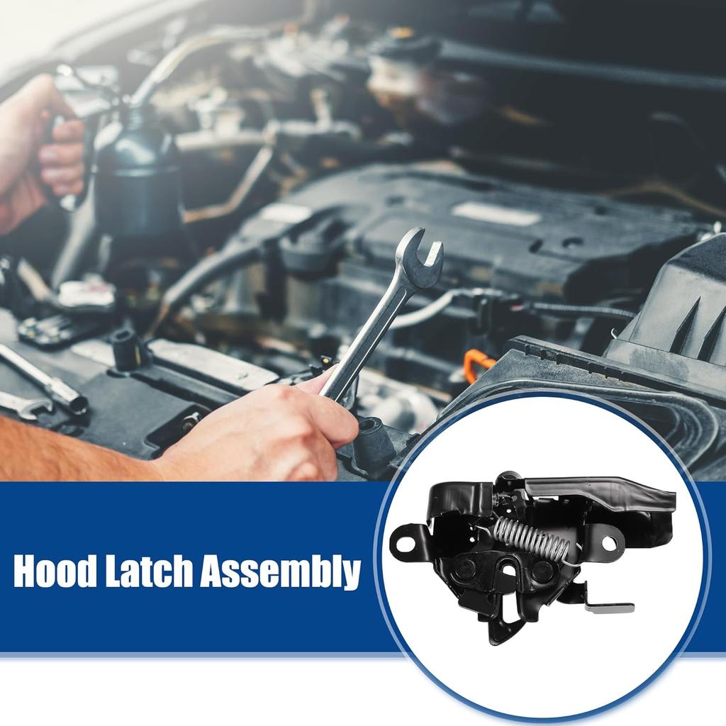 ACROPIX Car Hood Latch Lock Hood Latch Assembly Fit for Toyota Corolla 1.8L 2.4L 2009-2013 No.5351002330 - Pack of 1 Black