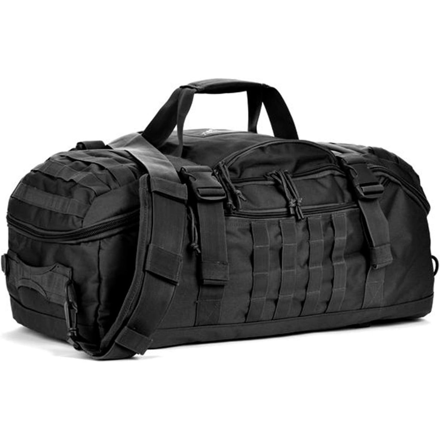 

Рюкзак Gym Duffle - 45 л водонепроникний спортивний, туристичний, тактичний, військовий, нічний, баскетбольний, футбольний і спортивний, чорний, зелений, жовтий 58.42 x 30.48 x 25.4 cm чорний