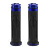 Motoforti Motorcycle Hand Grip Cover Rubber Aluminum Alloy Handlebar Grips for Motorcycle Scooter Bicycle ATV Black Universal