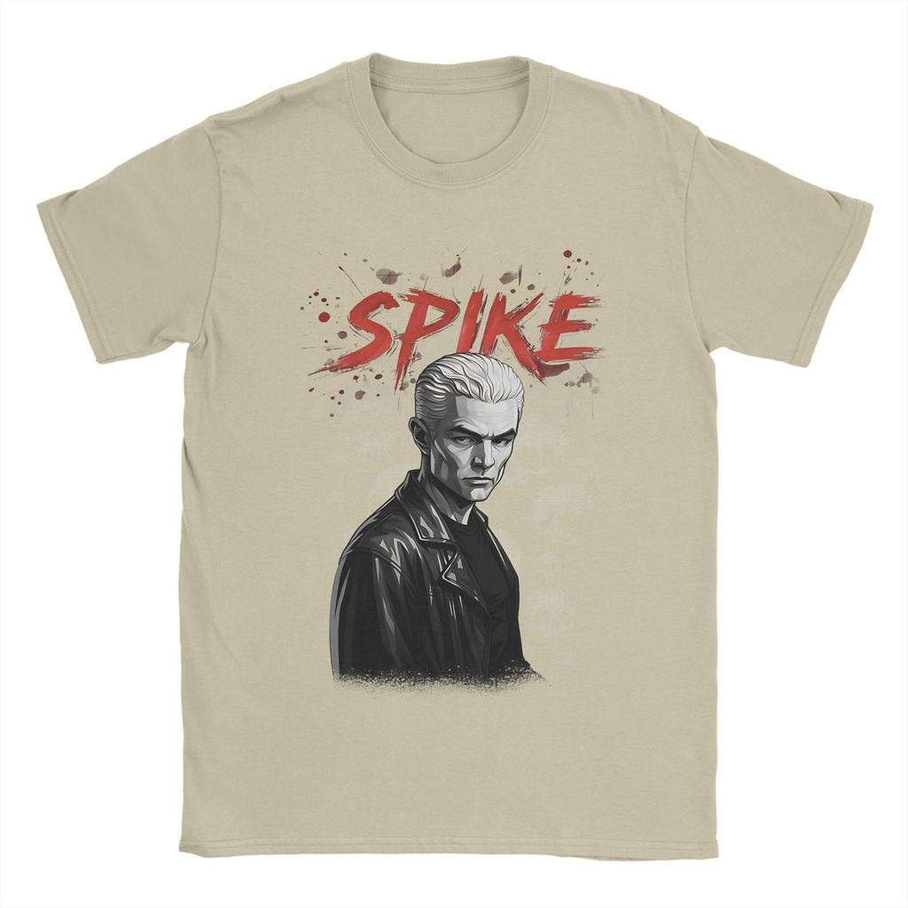 Men Women New Arrival Buffy Spike The Vampire  Tee T Shirt Pure Cotton  Tshirts Clothing