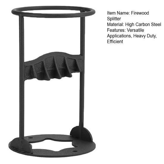 Heavy Duty Firewood Splitter Manual Kindling Log Splitting Wedge Carbon