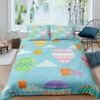 Air Balloon Duvet Cover Set Romantic Balloon Bedding Set Extreme Sports Games Comforter Cover Romantic Warm Trip Quilt Cover