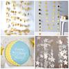 Star Paper Garland Banner Bunting Drop Baby Shower Wedding Party Decoration