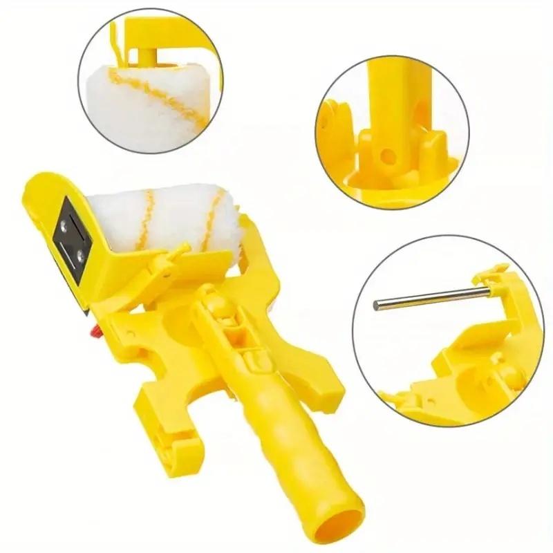 Multi-functional Latex Color Separation and Edge Smoothing Paint Brush Tool Roller for Wall Painting and Coating