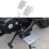2pcs CNC Motorcycle Front Footrest Rider Driver Foot Rest Pegs Floorboards for Honda Rebel 500 CMX 500 CMX300 2017-