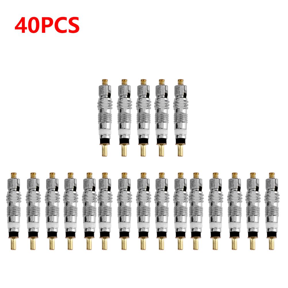 5-1000Pcs Detachable Presta Bicycle Valve Core Replacement Brass CNC FV MTB Road Bike Tire Tubes Service Parts Repair Tools