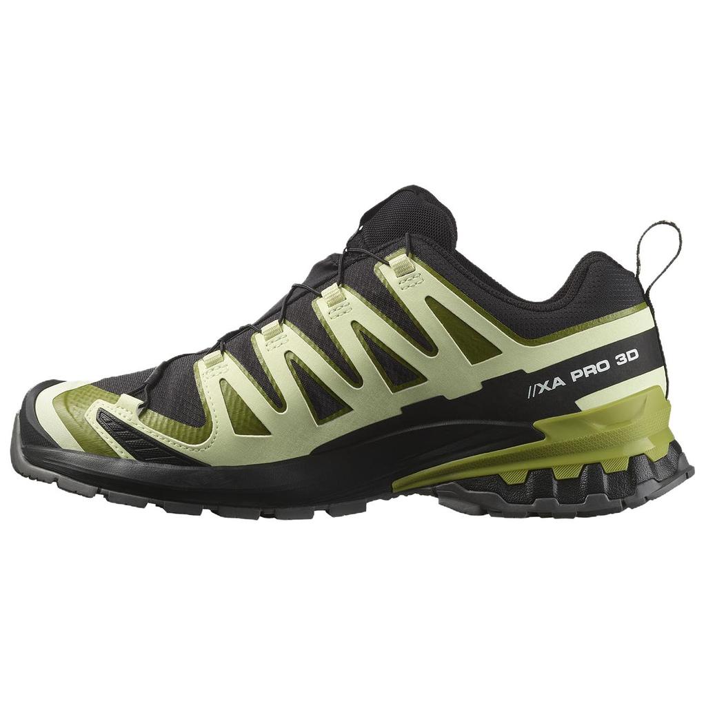 SALOMON XA Pro 3D V9 Comfortable Soft Non-Slip Wear-Resistant Low-Cut Outdoor Functional Shoes Men Shoes Green 477419