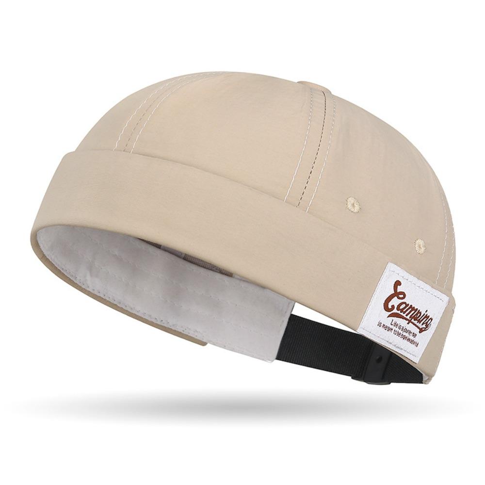 Retro Landlord Hat Quick Drying Skullcap Casual Snapback Hat Unisex