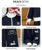 Girls' 2025 Trendy Autumn Two-piece Set: Stand-up Collar Jacket & Wide-leg Pants