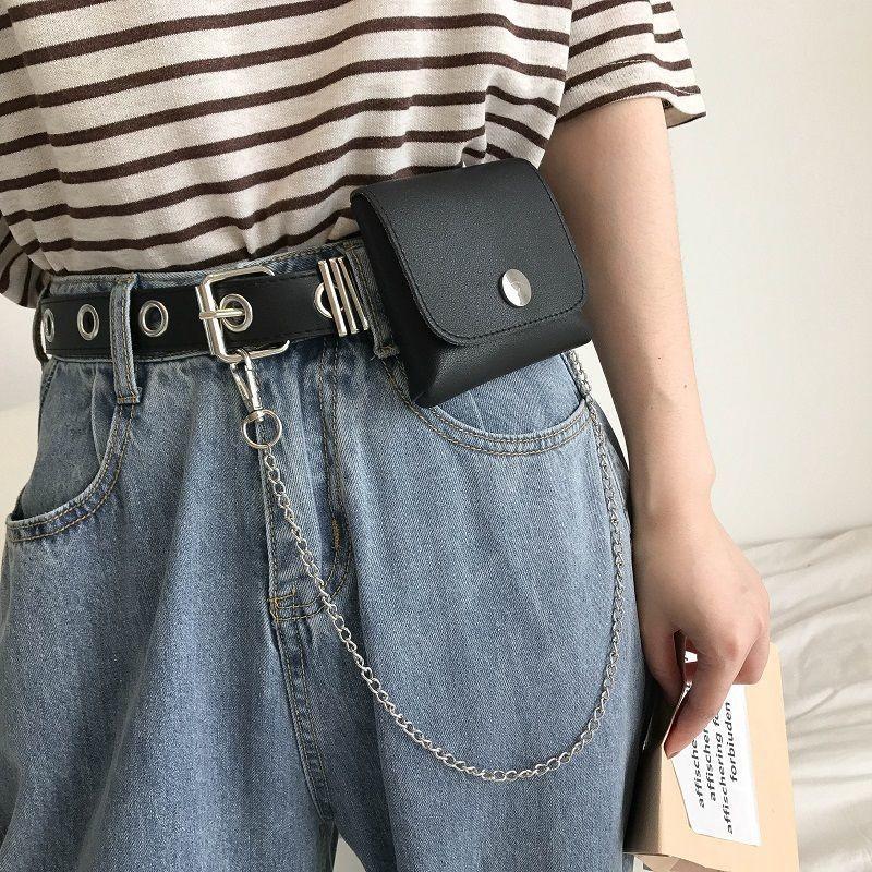 Punk Inspired Versatile Chain Waist Belt Perfect For Skirts And Wear Casual